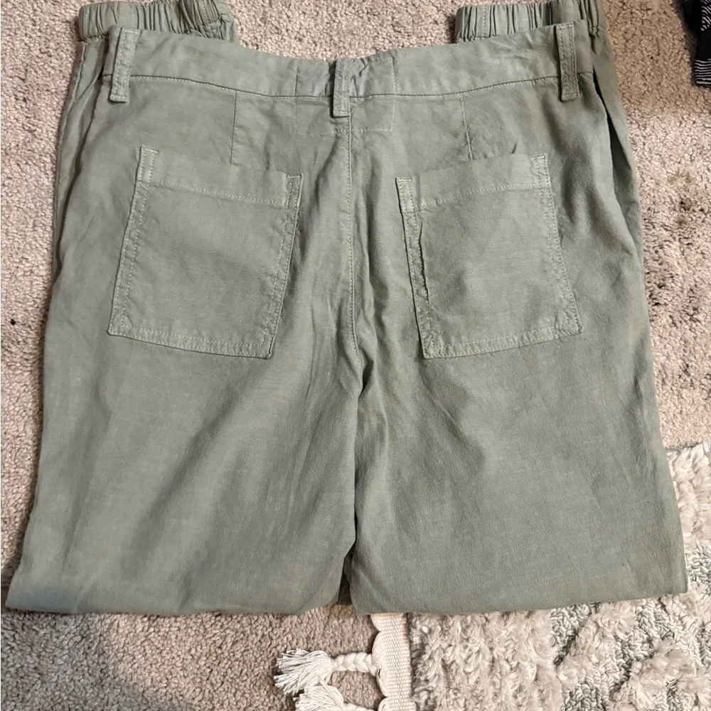 Frank & Eileen FOXROCK Army, Italian Peached Twill jogger - Picture 2 of 7